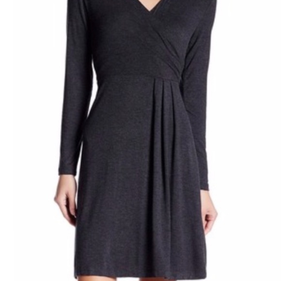 Joe Fresh stretchy cotton gray dress--Size M - Picture 1 of 4